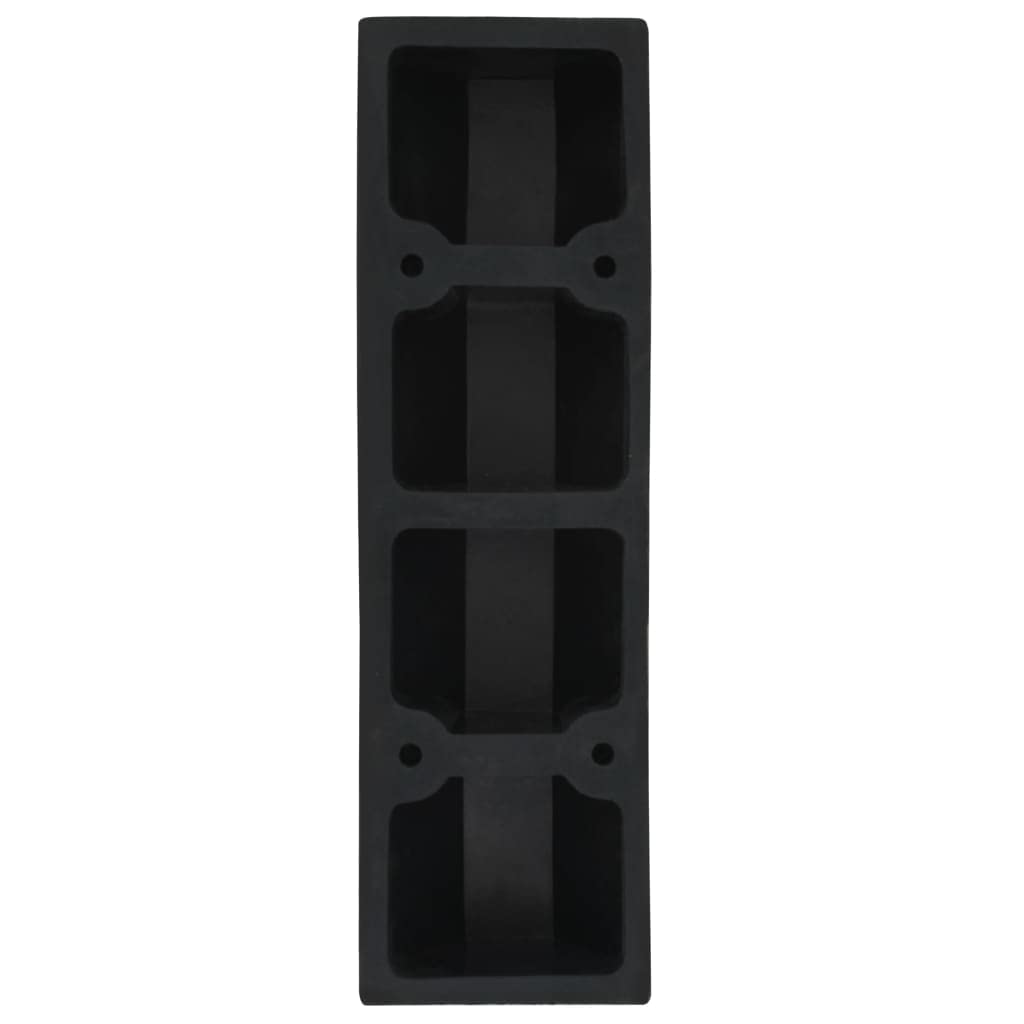 vidaXL 2X Delimitatori di Parcheggio Gomma 49x15x9 cm Accessori Garage Veicoli