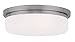 Livex Lighting 7392-91 Isis 2 Light Ceiling Mount or Wall Mount, Brushed Nickel