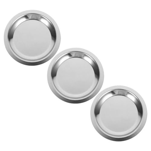 Porta-copos de garrafa de vinho, 3 pe&ccedil;as de a&ccedil;o inoxid&aacute;vel, suporte para de vinho, almofada de...