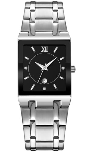 Montre carrée homme avec date pour ne plus rater vos rendez-vous