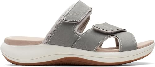Sandale glissante Femme Clarks Mira Ease avec semelle amortissante légère