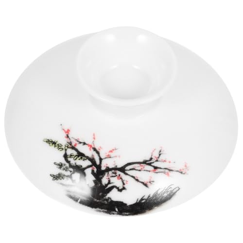 TOBBOMEY Tapa de para Taza de Té Accesorio para Tetera con Redondeados y Diseño Resistente para Uso Doméstico y Camping