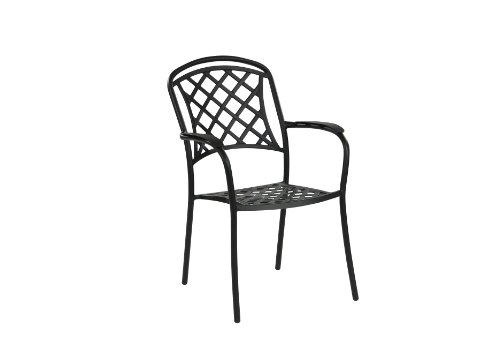 Inko Stapelsessel Capri Aluguss Sessel Bronze Gartensessel Alu