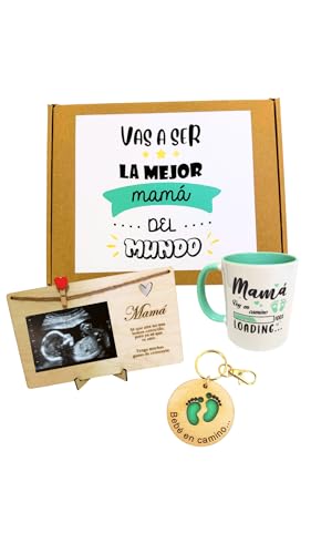 Regalo original para embarazadas – Marco de Fotos Ecografía  Taza Futura mamá   Detalle Día de la Madre  Regalo Madres Primerizas   Regalo Futura Mamá