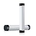 Smart Portable Magnetic 4-Level Brightness with Flash Mode Rechargeable LED Flashlight / Lantern, Black