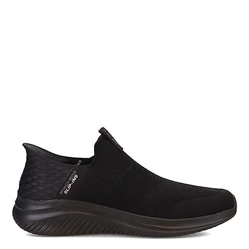 Image of Skechers Men's Ultra Flex 3.0 Smooth Step Hands Free Slip-ins, Black /Black, 11