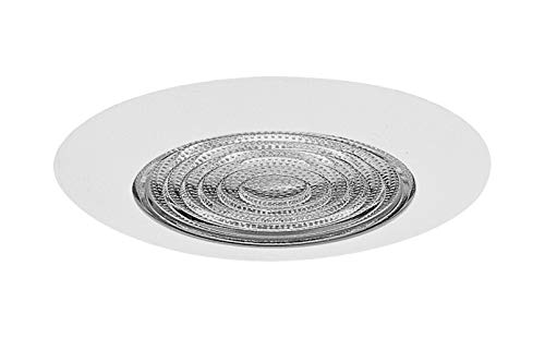 Nicor Lighting 17572 Lexan Shower with Fresnel Lens Trim for 17002A and 17003A 6-Inch IC,White