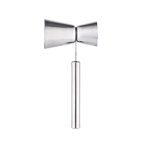 Medidor doble de acero inoxidable con asa miniatura 5