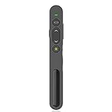 ❋ 【Presentador inalámbrico】: Con batería integrada de polímero de litio de 300 mAh. El presentador recientemente actualizado es recargable y no tiene que comprar baterías. Más cómodo y ecológico.