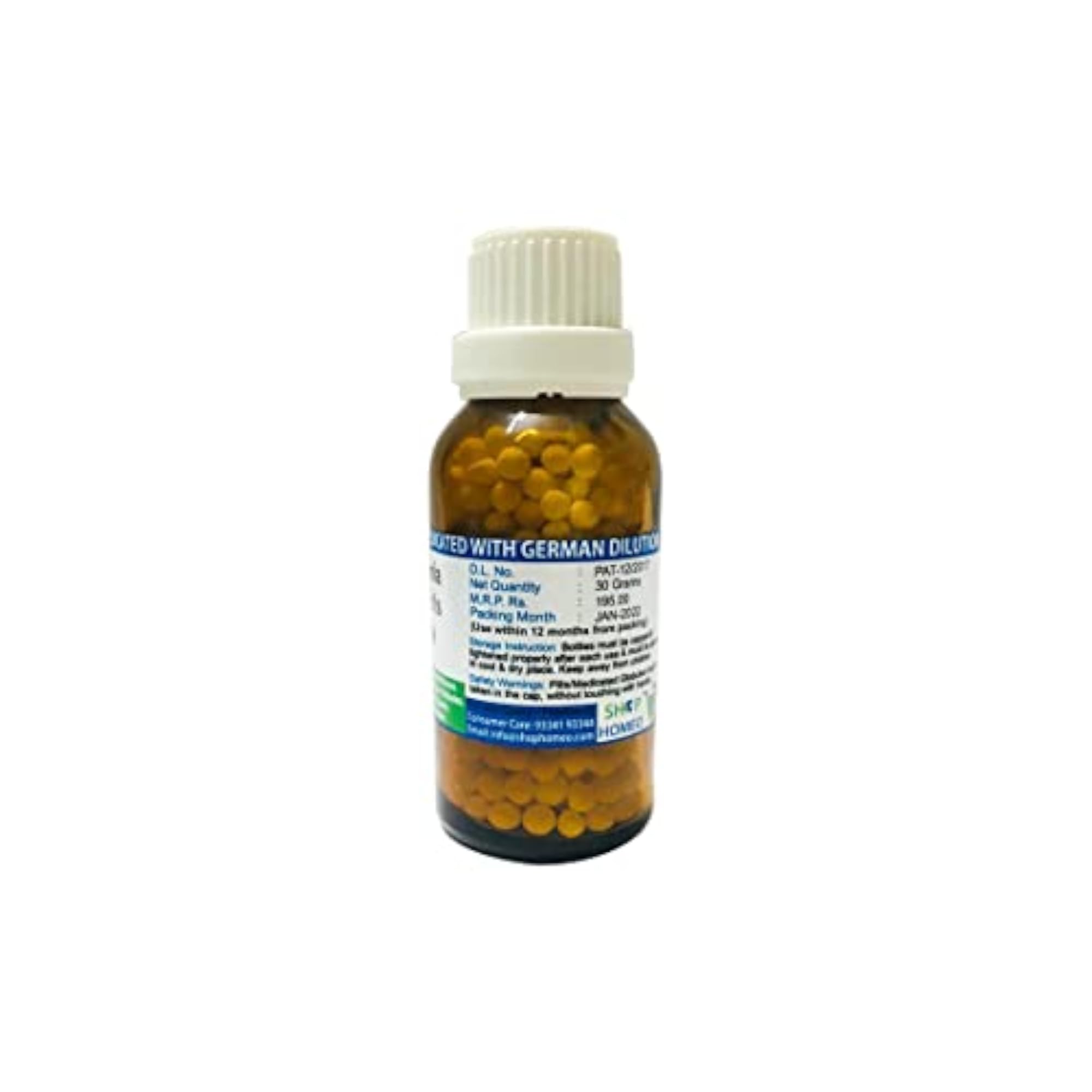 Shophomeo Aspidosperma Quebracho Homeopathic Globules, 30g