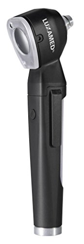 Otoscopio LED Auris 2,5 V negro para exámenes de oído precisos