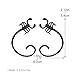 Gothic Scorpion Ear Cuffs Stud Earrings for Women Piercing Punk Scorpion Dark Earrings Hip Hop Ear Clips Biker Party Jewelry