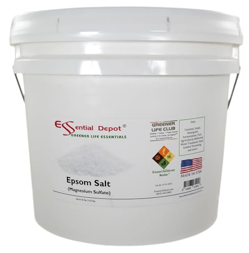 Epsom Salt - Magnesium SULFATE - MgSO4-30 LBS