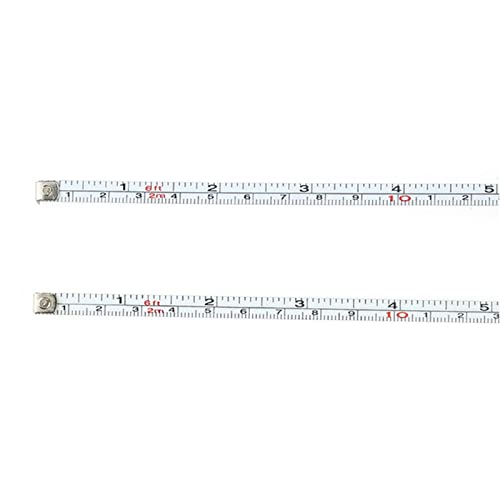 Cintas métricas para bricolaje y mudanzas con regla de 2 m de metal 3