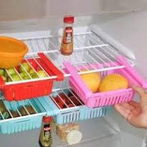 Fridge Rack Adjustable Fridge Rack Food Organizer Tray Expandable ...