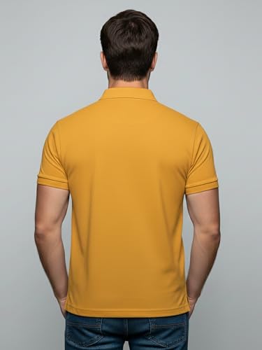 Image of XENOVAURBAN Cotton Polo t Shirt for Man | Regular Fit Solid Color Classic Cotton Polo T-Shirt with Collar for Men