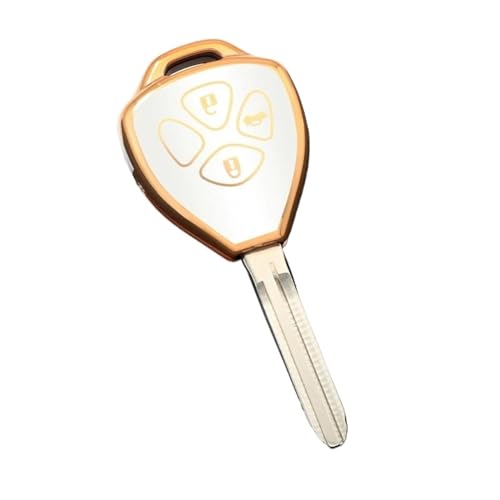 Carcasa para llave de coche Toyota de 3 botones en tres colores