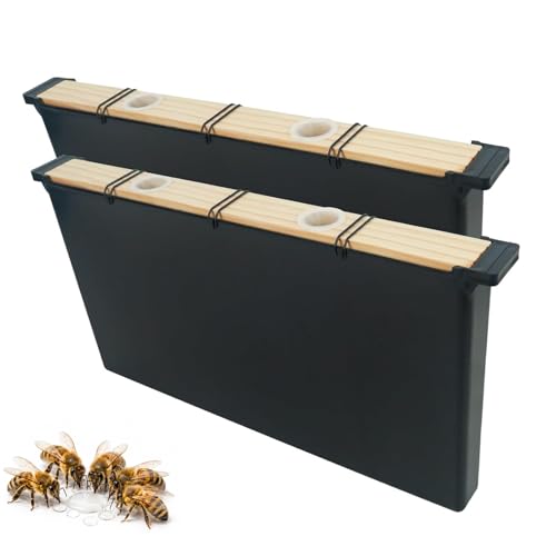 Bee Feeder 3.5L 2 Pack, Bee Feeders for Hives with Anti-Drowning ...
