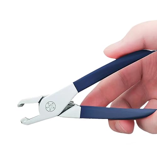 Cemaystic 爪切り ツール ステンレス鋼広顎タイプ ? 厚い爪用設計 高齢者にも使いやすい人間工学ハンドル (青)