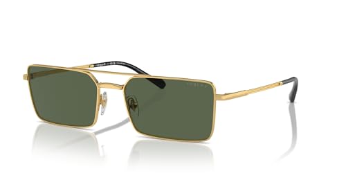 Vogue Eyewear VO4309S Sunglasses, Gold/Dark Green Polarized, 55 mm2