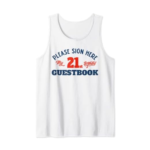 Libro de visitas de mi cumpleaños 21: regalos de cumpleaños 21 para mujeres Camiseta sin Mangas