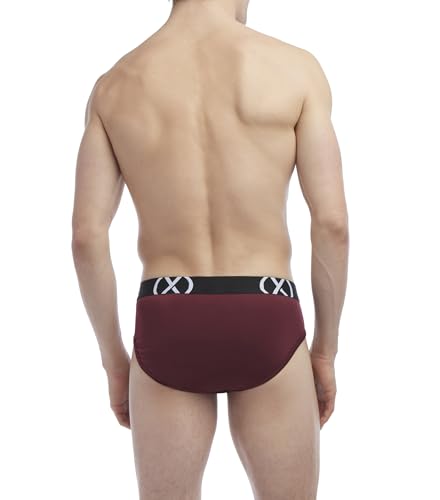2(X)IST mens (X) Modal 4-pack No Show Brief4