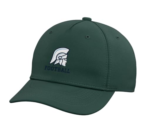 Layton High School Lancers Football Adjustable Printed Baseball Hat, Dark Green
