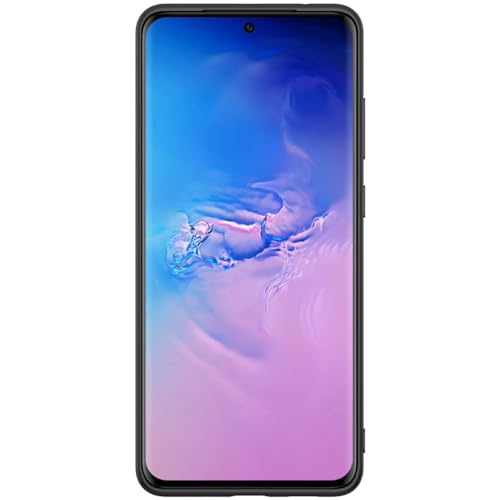 Image of Nillkin Case for Samsung Galaxy S20 S 20 Ultra 5G (6.9 inch Inch) Textured Series Nylon Fiber Tough & Durable PC + TPU Material Luxury Protect Black
