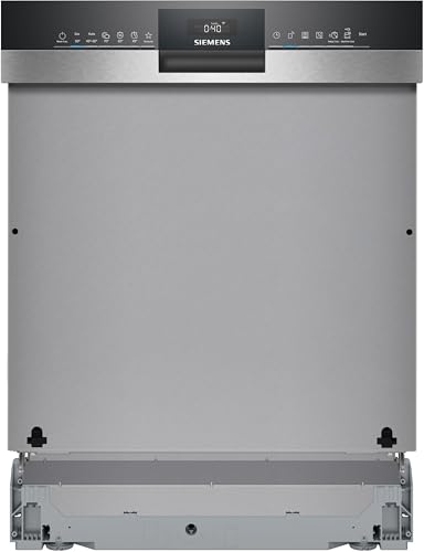 Siemens iQ300, Teilintegrierter Geschirrspüler, 60 cm, Edelstahl, SN53HS01AE