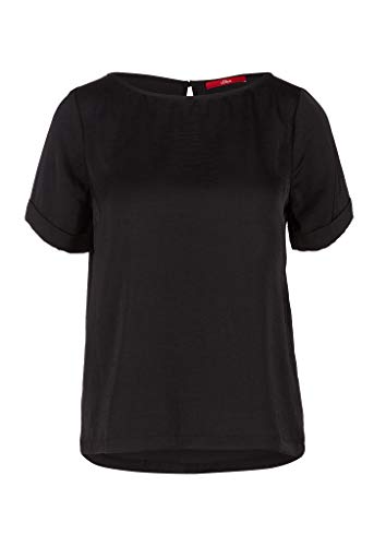 s.Oliver Damen 120.10.004.10.100.2036784 Bluse, Black, 44