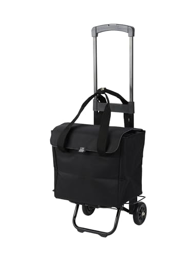 黒のキャリーカート キャリーカート 120kg 135L 4輪ワイドキャスター モノタロウ
