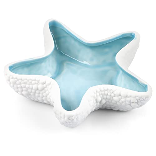 Bol à clés - Plateau à bijoux et rangement en céramique - Étoile de mer