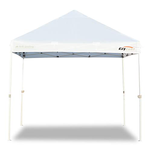 EzyFast Antipool Pro Canopy for Rain or Sunshine, White Heavy Duty Premium10x10 Pop