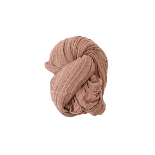 LinenMe - 100% Leinen Sommerschlal 45 x 200 cm Garza - Leichter Schal Herren Damen Unisex - Atmungsaktiver Leinen-Sommerschal - Handgefertigtes Accessoire Weich und Pflegeleicht - Vintage Rose