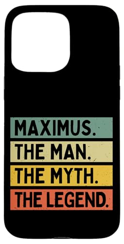 Maximus The Man The Myth The Legend �ʔ������� �X�}�z�P�[�X iPhone 15 Pro Max �p
