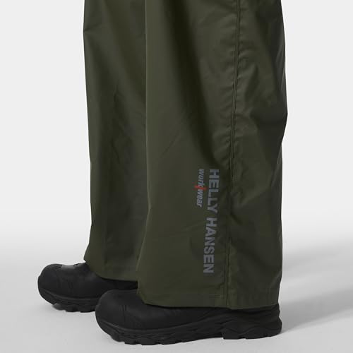 Helly-Hansen Gale Rain Bib Pants - Waterproof Overalls for Men - Adjustable Fishing Coveralls - Work Rain Gear