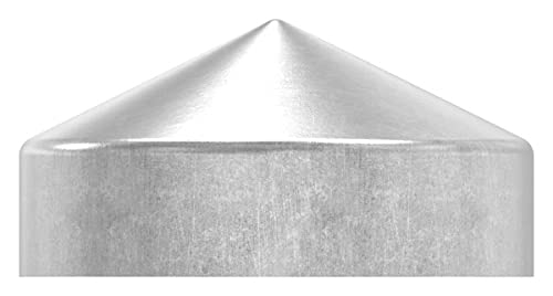 Fenau | Capuchon de protection | pour tube rond | Ø 48,3 mm | Acier, brut | Capuchons de tube/protection, embouts de tube, tube de fermeture, tube plastique Cover