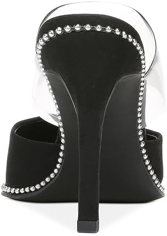 bar III Womens BRIELLEF Manmade Pointed Toe Pumps Black 8 Medium (B,M) | Image 1