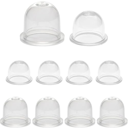 BLPRKOT 10 Stück Primer Pumpe für FS38 FS40 FS45 FS55 FS56 FS80 FS85 FS130, Primer Birne Vergaser Ersatzteile Pumpe Bulb Zubehör für Motorsense Freischneider Fadenschneider (22mm, 19mm