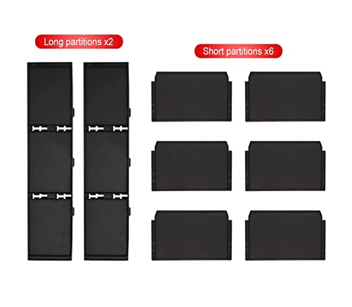 Follde 48-22-8473 Packout Dividers & Drawer Dividers For Milwaukee Packout 3-Drawer Tool Box (Black) #TOP3