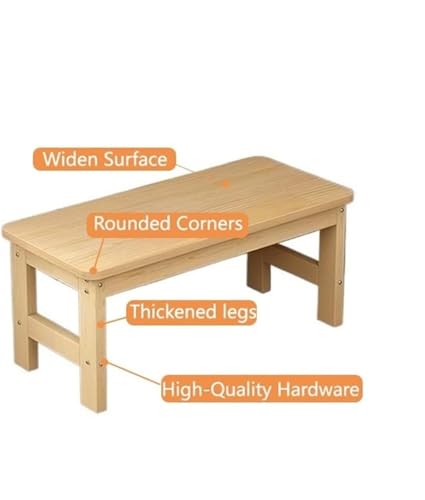 Banc à chaussures en bois massif étagère rangement entrée chambre