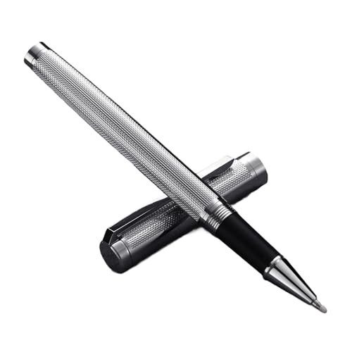 Retractable Metal Clip Pen, Anti-Slip Coating Design, Professional Writing Tool for Business & Travel Metal Pen