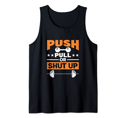 Push Pull Day Bodybuilding Gimnasio levantamiento de pesas Camiseta sin Mangas