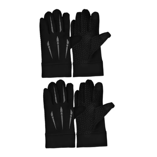 iplusmile 2pares Guantes De Motocicleta Cálidos Dedos Completos Guantes De Invierno Pantalla Táctil para Hombre y Mujer para Clima Frío y Conducción