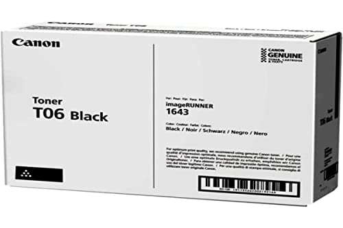 Toner Canon T06 pour imprimante i-SENSYS X 1643P 1643i et 1643iF noir