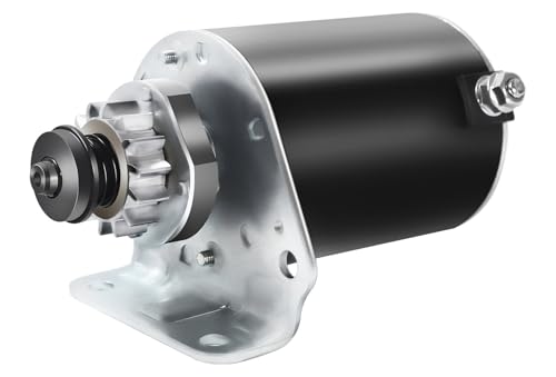5777N 14 Teeth Starter Compatible with Briggs & Stratton 593934 693551 12 12.5 13 14 15.5 16 16.5 17 17.5 18 18.5 19.5 HP Fit for Cub Cadet 11 16 RTZ LT1018 John Deere L100 D100 105 Toro