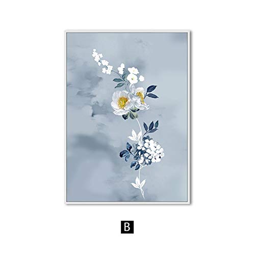 Image mur art fleurs blanches pour habiller un grand mur