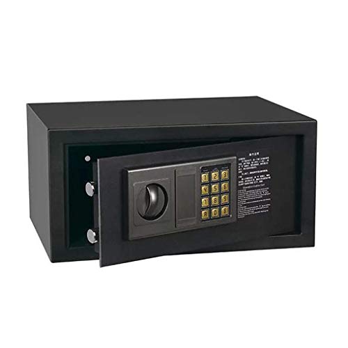 Coffre-fort électronique CLSDRZC noir 40x30x20cm avec clavier numérique et clé d'alarme
