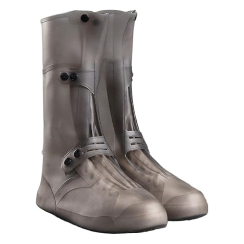 Veasbuu Fundas impermeables para zapatos, protector grueso de silicona impermeable, fundas para zapatos de lluvia para mujer, para invierno, senderismo, escalada, parque, jardín, nieve, viajes