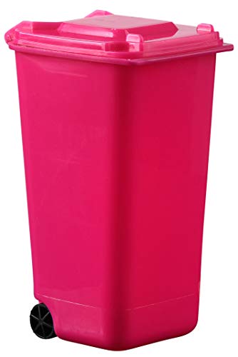 Plastic Toy Garbage Cans Playset – Wastebasket Toys Used for Pencil Holder, Desktop Organizer, Fun Playing, Novelty and Party Favors Red 4 x 3 X 6 (6 Pack) (Green)